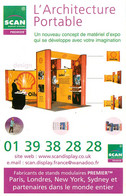 Publicités - Publicité Scan Display System Premier - L'architecture Portable - Bon état - Advertising