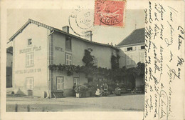 Charlieu * Carte Photo * Façade Devanture Hôtel Du Lion D'or BURDIN Fils - Charlieu