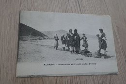 CPA Albanie Albanaises Aux Bords Du Lac Presba - Albania