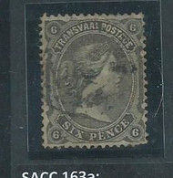 Transvaal 1878, VRI, 6d Black-brown, Used - Transvaal (1870-1909)