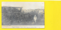 TRIPOLI Carte Photo Sbarco Delle Truppe (1911) Libye Italienne - Libia