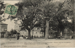 CPA Soleymieux. Place Publique.Fontaine Provenant De Chenereilles (664378) - Saint Jean Soleymieux