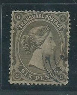 Transvaal 1878, VRI, 6d Olive-black , Used - Transvaal (1870-1909)