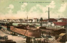 Roanne * Le Port Et Les Chantiers De Constructions * Péniches - Roanne