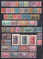 MONACO - 1924/1933 - BELLE SELECTION TIMBRES OBLITERES - COTE YVERT = 184 EUR. - Collections, Lots & Series