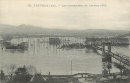 CPA FRANCE 01 "Trévoux, Inondations De Janvier 1910" - Trévoux