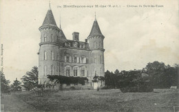 CPA FRANCE 49 "Montfaucon Sur Moine, Chateau Du Doré Les Tours" - Montfaucon