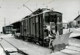 CPSM SUISSE "Mézières" TRAIN / TRAMWAY - Jorat-Mézières