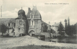 CPA FRANCE 53 "Bais, Chateau De Montesson" - Bais