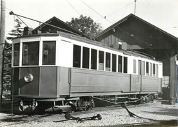 CPSM SUISSE "Aubonne" TRAIN / TRAMWAY - Aubonne