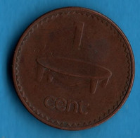 FIJI 1 CENT 1992 KM# 49a  QEII - Fiji