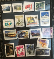 (stamps 11-5-2021)  18 New Zealand Post Used Stamps (New Zealand Post & Private Post Stamps) - Gebruikt
