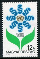 HUNGARY 1991 Declaration Of Human Rights MNH / **.  Michel 4172 - Unused Stamps