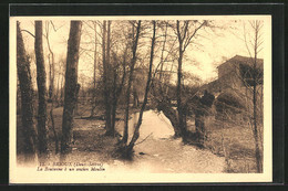 CPA Brioux, La Boutonne A Un Ancien Moulin - Brioux Sur Boutonne