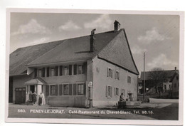 PENEY-LE-JORAT Café Restaurant Du Cheval-Blanc Tanksäule Shell - Jorat-Mézières