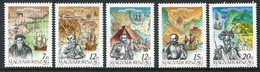 HUNGARY 1991 Discovery Of America  MNH / **..  Michel 4165-69 - Neufs