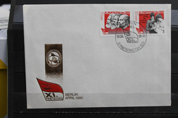 DDR 1986; Parteitag; MiNr. 3009-12, FDC - FDC: Buste
