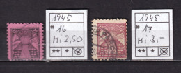 Mecklenburg 1945 Mi 16 - 17 Gestemp. (#D004A) - Usati