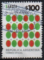 Argentina, 2016 - $100 Sandia -  Usato° - Used Stamps