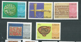 Liban -  Yvert N° 489  à  493 **   5 Valeurs Neuves Sans Charnière   -  AA 19502 - Liban