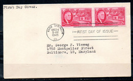 USA. N°483 De 1945 Sur Enveloppe 1er Jour. Président Roosevelt. - 1941-1950