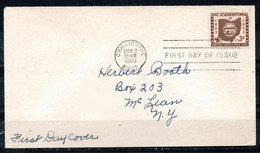 USA. N°569 De 1953 Sur Enveloppe 1er Jour. Sceau De L'Ohio. - Timbres