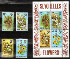 Seychelles 1970 Mi 282-285, Sh1 Flowers - MNH - Seychelles (1976-...)