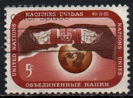 United Nations, 1962 - 5c Hand Combining UN And Globe - Nr.106 Usato° - Used Stamps