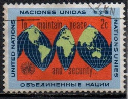 United Nations, 1964/71 - 2c Map Of The World - Nr.125 Usato° - Used Stamps