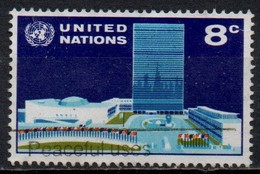 United Nations, 1971 - 8c UN Headquarter - Nr.222 Usato° - Gebruikt