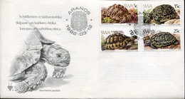 SWA South West Africa Official FDC # 36 - Fauna Reptiles Tortoises - South West Africa (1923-1990)