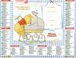 CALENDRIER 2014 ANNEE DE NAISSANCE  Winnie Disney - Tamaño Grande : 2001-...