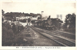 CPA Hardricourt Vue Prise De La Gare - Hardricourt