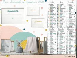 CALENDRIER 2020 ANNEE DE NAISSANCE - Grossformat : 2001-...