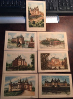 7 Cartes Gravures Signées Gay, Châteaux De La Loire, Chenonceaux, Chinon, Azay,Amboise, Ussé,Chaumont, Chambord - Centre-Val De Loire