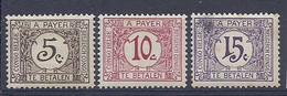 210039013  CONGO BELGA.  YVERT  TAXE  Nº  66/8  USED/MH - Neufs