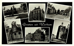 GROETEN UIT WORKUM  MARIENACKER GEMEENTEHUIS NOORD TOREN   Workum Friesland   HOLLAND HOLANDA NETHERLANDS - Workum