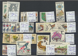 5005 Czechoslovakia Tschechoslowakia Set Of Different Stamps 1971 Used Fauna Olympics - Altri & Non Classificati