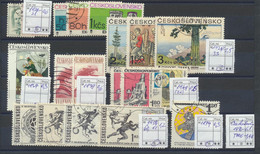 5006 Czechoslovakia Tschechoslowakia Set Of Different Stamps 1970 Used Cosmas Sport - Sonstige & Ohne Zuordnung