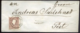 ARANYOSMARÓT  1860. Szép 10kr-os Levél Pestre Küldve - Covers & Documents