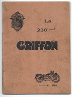 Griffon G510 Moto Entretien Notice Graissage Motorrad Motorcycle - Moto