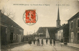 Petit Noir * La Grande Rue Et L'église * Café De La Poste - Other & Unclassified