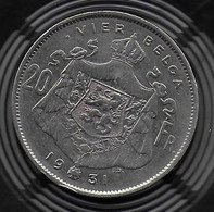 VIER BELGAS - 20 FRANK 1931 FL POS. A - 20 Francs & 4 Belgas