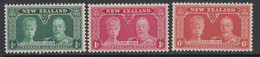 New Zealand, Scott 199-201 (SG 573-575), MLH - Ongebruikt