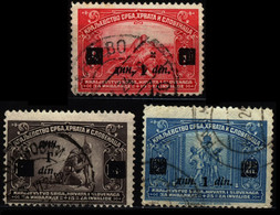 Yugoslavia SHS 1922 Mi 162-164 Issue For Kingdom (2) - Otros & Sin Clasificación