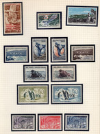 French Antarctic Complete Through 1986 Including Airs And Madagascar Ovpts. MNH. - Collections, Lots & Séries
