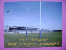 France SAINT LAURENT De La SALANQUE Stade "Jo Maso", Stadium Stadion Stadio Estadio - Rugby - Rugby