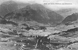 Blick Auf Gstad Wildhorn Und Oldenhorn  Vor Dem Bau Des Palastes -  Gstaad - Gstaad