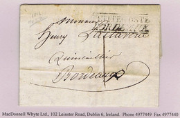France 1816 PETITE POSTE/BORDEAUX On Printed Circular From Merchants' Agent At Metz, For Customs Facilities - 1801-1848: Précurseurs XIX