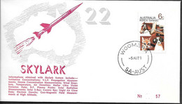 Australia Space Cover 1971. Skylark Rocket Launch. Woomera ##25 - Ozeanien